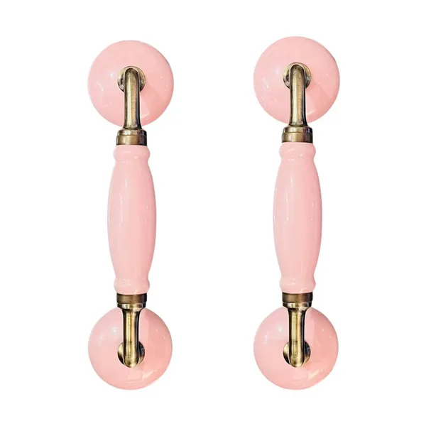 Maison_Belle_Ceramic_Door_Handle_Gold_Antique_Finish_(Size_-_8.6_INCH)_-_Hole_to_Hole_6.5_INCH_-_Pack_of_1_Handle_(Pink)