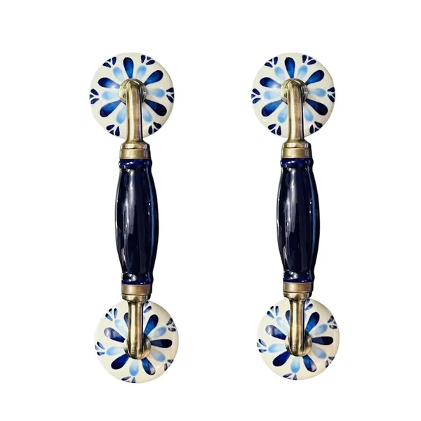 Maison_Belle_Ceramic_Door_Handle_Gold_Antique_Finish_(Size_-_8.6_INCH)_-_Hole_to_Hole_6.5_INCH_-_Pack_of_1_Handle_(Blue_Hand_Painting_1)