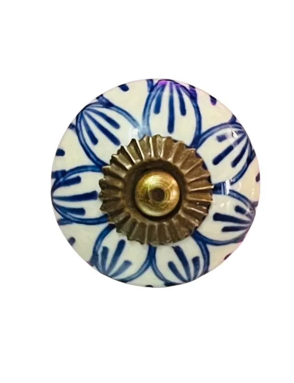 Maison_Belle_Ceramic_Door_Knobs_-_Gold_Antique_Finish_(Size_1.75_INCH,_Pack_of_6)_(Blue_Hand_Painting)