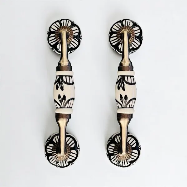 Maison_Belle_Ceramic_Door_Handle_Gold_Antique_Finish_(Size_-_7__INCH)_-_Hole_to_Hole_5_INCH_-_Pack_of_1_Handle_(_Hand_Painting_)