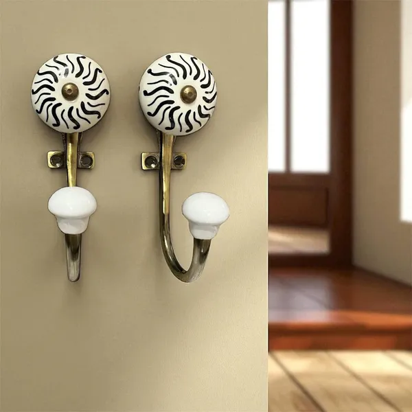 Pack_of_2_Ceramic_Metal_Wall_Mounted_Single_Hook_Hanger_-_Gold_Antique_Finish_(Size_5_Inch)_