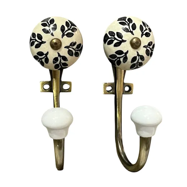 Pack_of_2_Ceramic_Metal_Wall_Mounted_Single_Hook_Hanger_-_Gold_Antique_Finish_(Size_5_Inch)_