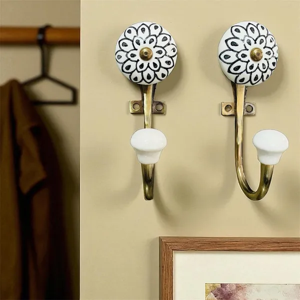 Pack_of_2_Ceramic_Metal_Wall_Mounted_Single_Hook_Hanger_-_Gold_Antique_Finish_(Size_5_Inch)_
