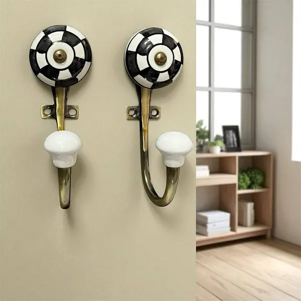 Pack_of_2_Ceramic_Metal_Wall_Mounted_Single_Hook_Hanger_-_Gold_Antique_Finish_(Size_5_Inch)_