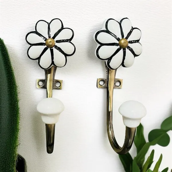 Pack_of_2_Ceramic_Metal_Wall_Mounted_Single_Hook_Hanger_-_Gold_Antique_Finish_(Size_5_Inch)_