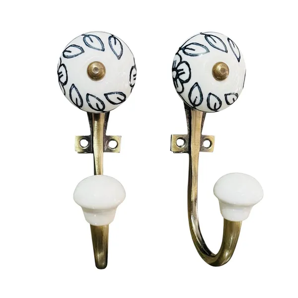 Pack_of_2_Ceramic_Metal_Wall_Mounted_Single_Hook_Hanger_-_Gold_Antique_Finish_(Size_5_Inch)_