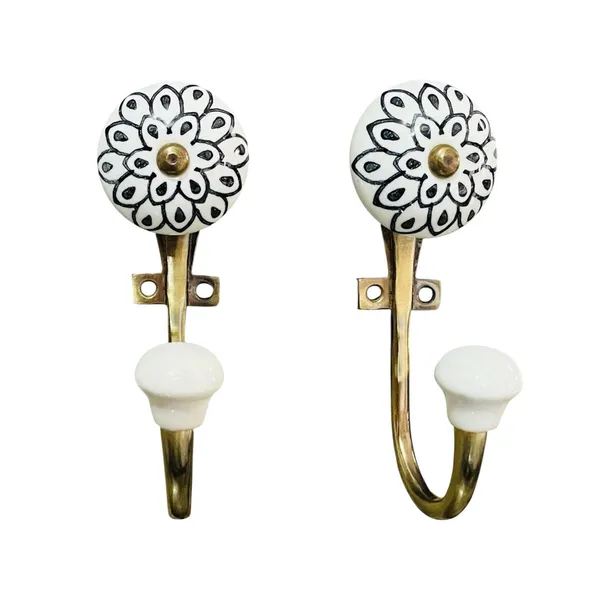 Pack_of_2_Ceramic_Metal_Wall_Mounted_Single_Hook_Hanger_-_Gold_Antique_Finish_(Size_5_Inch)_