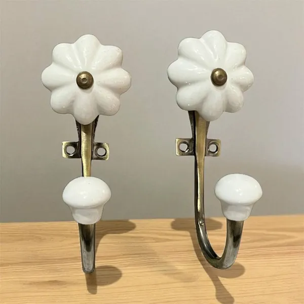 Pack_of_2_Ceramic_Metal_Wall_Mounted_Single_Hook_Hanger_-_Gold_Antique_Finish_(Size_5_Inch)_