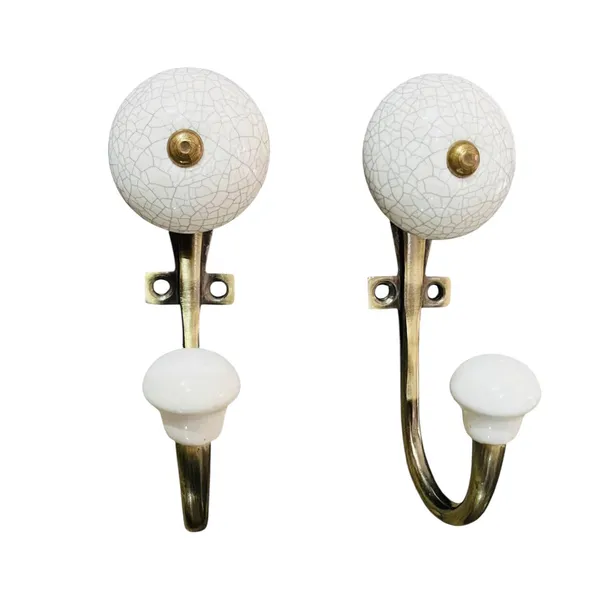 Pack_of_2_Ceramic_Metal_Wall_Mounted_Single_Hook_Hanger_-_Gold_Antique_Finish_(Size_5_Inch)_