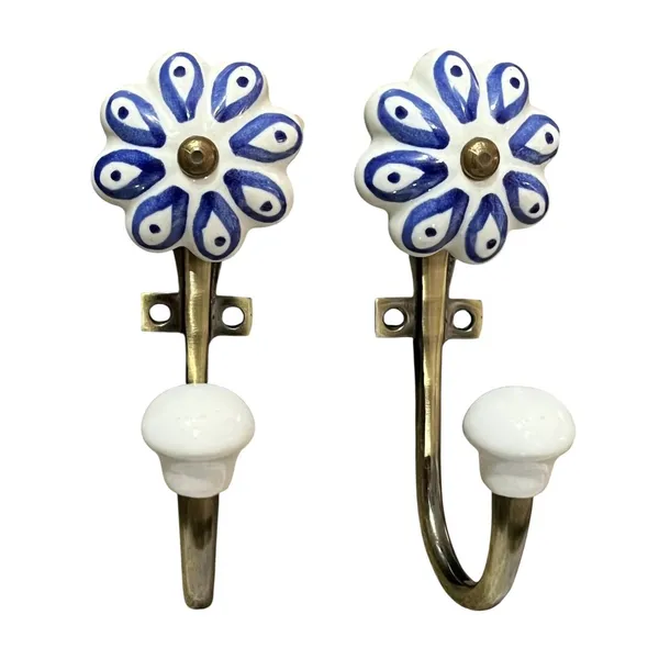 Pack_of_2_Ceramic_Metal_Wall_Mounted_Single_Hook_Hanger_-_Gold_Antique_Finish_(Size_5_Inch)_