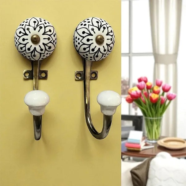 Pack_of_2__Ceramic_Metal_Wall_Mounted_Single_Hook_Hanger_-_Gold_Antique_Finish_(Size_5_Inch)_