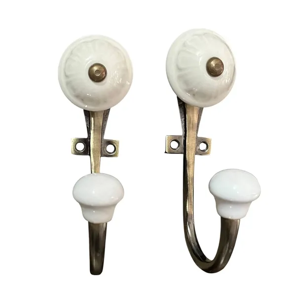 Pack_of_2__Ceramic_Metal_Wall_Mounted_Single_Hook_Hanger_-_Gold_Antique_Finish_(Size_5_Inch)__CREAM