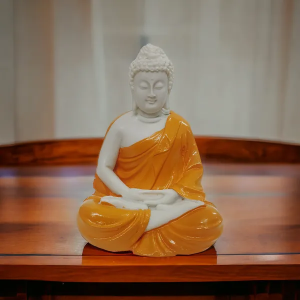 Beautiful_Orange_Buddha_statue_Resin_for_Home__And_Decor