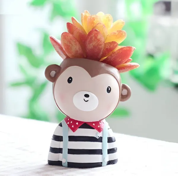 Cute_Monkey_Face_Resin_Succulent_Pot_For_Home_&_Decoration