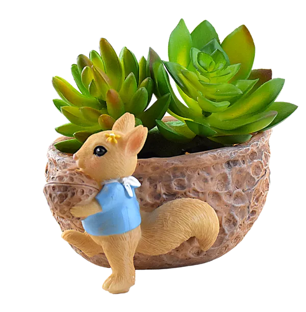 Multicolor_Cute_Squirrel_Pot_Succulent_Pot_For_Home_&_Decoration