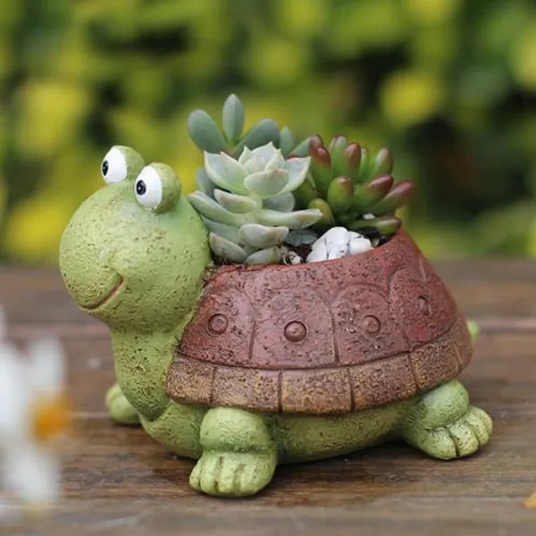 Green_Cute_Tortoise_Resin_Succulent_Pot_For_Home_&_Decoration