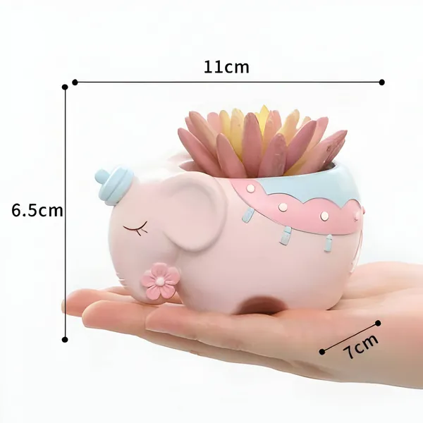 Pink_Elephant_Resin_Succulent_Pot_For_Home_&_Decoration