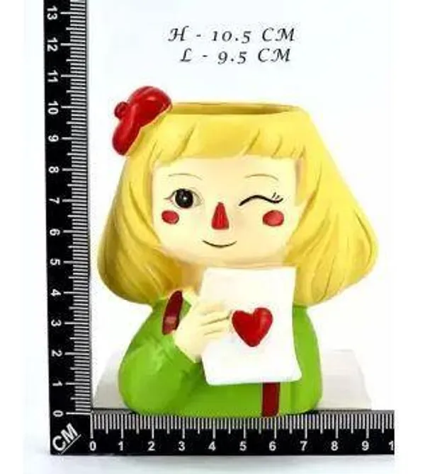 Winking_Heart_Girl_Resin_Succulent_Pot_For_Home_&_Decoration