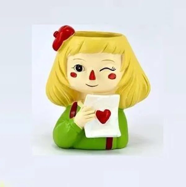 Winking_Heart_Girl_Resin_Succulent_Pot_For_Home_&_Decoration