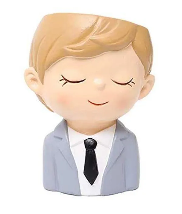 Blonde_Boy_Resin_Pot_For_Home_&_Decoration