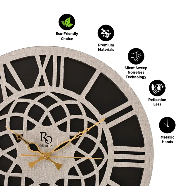 White_Analog_Wood_Wall_Clock_For_Home_Decor_|_Accurate_Time_Keeping_With_Quartz_Mechanism