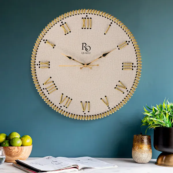 White_Analog_Wood_Wall_Clock_For_Home_Decor_|_Accurate_Time_Keeping_With_Quartz_Mechanism