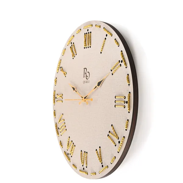 White_Analog_Wood_Wall_Clock_For_Home_Decor_|_Accurate_Time_Keeping_With_Quartz_Mechanism