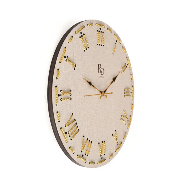 White_Analog_Wood_Wall_Clock_For_Home_Decor_|_Accurate_Time_Keeping_With_Quartz_Mechanism