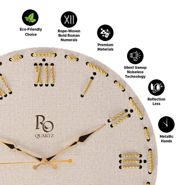 White_Analog_Wood_Wall_Clock_For_Home_Decor_|_Accurate_Time_Keeping_With_Quartz_Mechanism