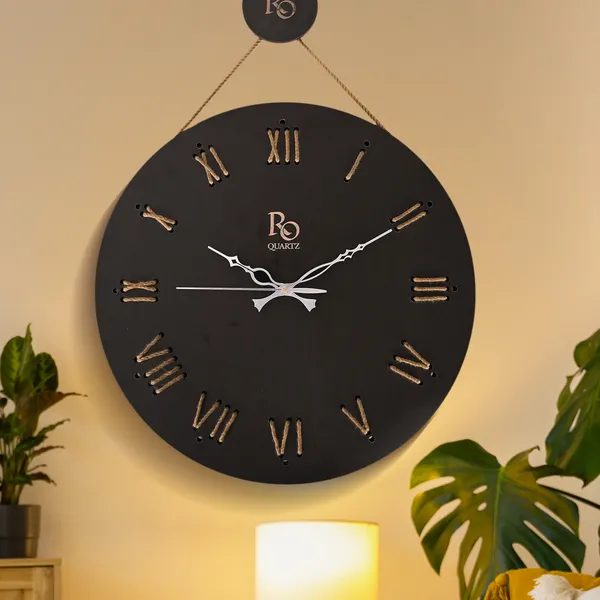 Black_Analog_Wood_Wall_Clock_For_Home_Decor_|_Accurate_Time_Keeping_With_Quartz_Mechanism