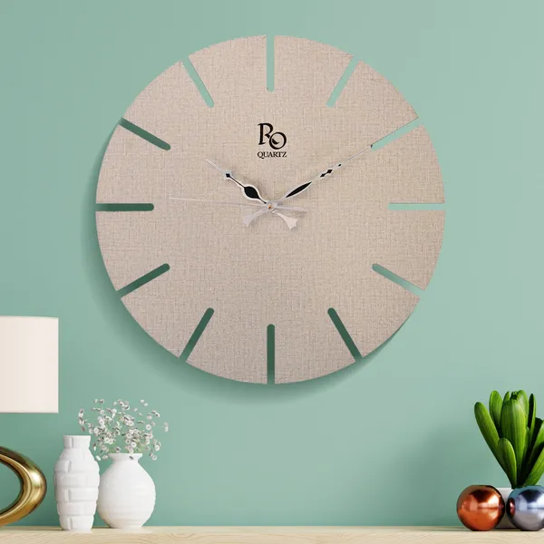 White_Analog_Wood_Wall_Clock_For_Home_Decor_|_Circular_|_Accurate_Time_Keeping_With_Quartz_Mechanism