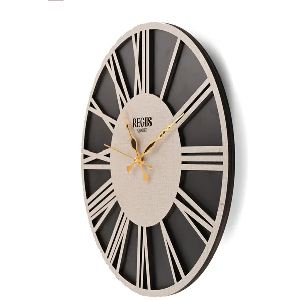 White_Analog_Wood_Wall_Clock_For_Home_Decor_|_Accurate_Time_Keeping_With_Quartz_Mechanism
