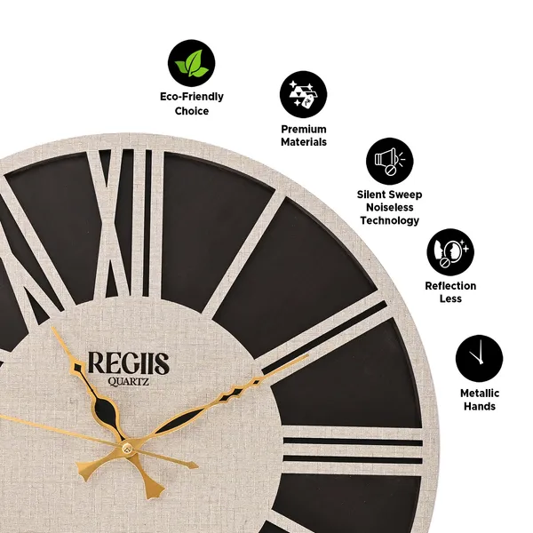 White_Analog_Wood_Wall_Clock_For_Home_Decor_|_Accurate_Time_Keeping_With_Quartz_Mechanism