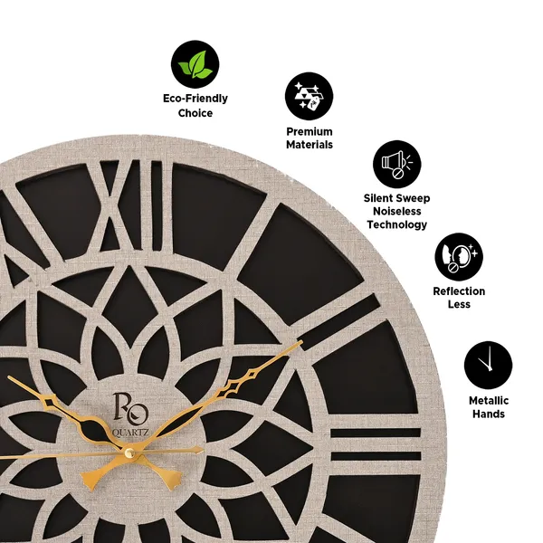 White_Analog_Wood_Wall_Clock_For_Home_Decor_|_Accurate_Time_Keeping_With_Quartz_Mechanism