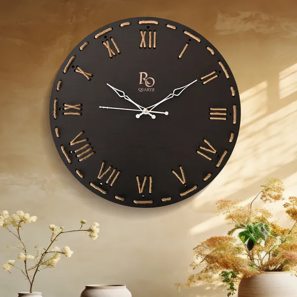 Black_Analog_Wood_Wall_Clock_For_Home_Decor_|_Circular_|_Accurate_Time_Keeping_With_Quartz_Mechanism