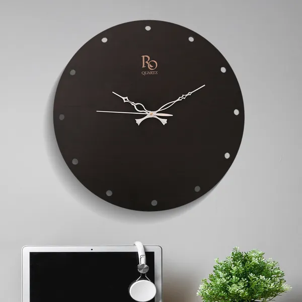 Black_Analog_Wood_Wall_Clock_For_Home_Decor_|_Circular_|_Accurate_Time_Keeping_With_Quartz_Mechanism