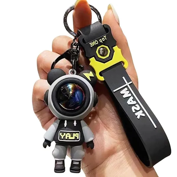 Astronaut_Cute_Cartoon_Keychain_for_Girls_Boys_Silicone_Kawaii_Keyring_for_Bags,_Backpacks,_Purse_Handbag_or_Car_Keys_–_Funny_Keychain_Wristlet_for_Kids
