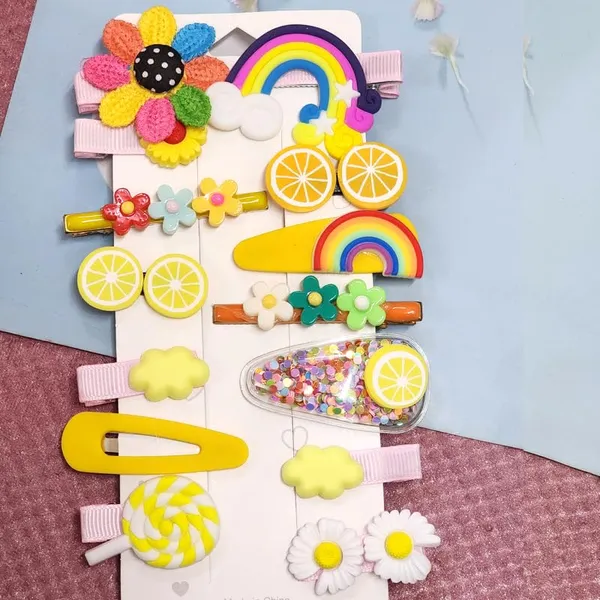 Girls_Hair_Pins_with_Clear_Bag,_Baby_Hair_Clips_Cute_Cute_Fruit_Cartoon_Animal_Hair_Pin_for_Kids_Hair_Clip_for_Women_Girls_Hair_Accessories_-_Yellow