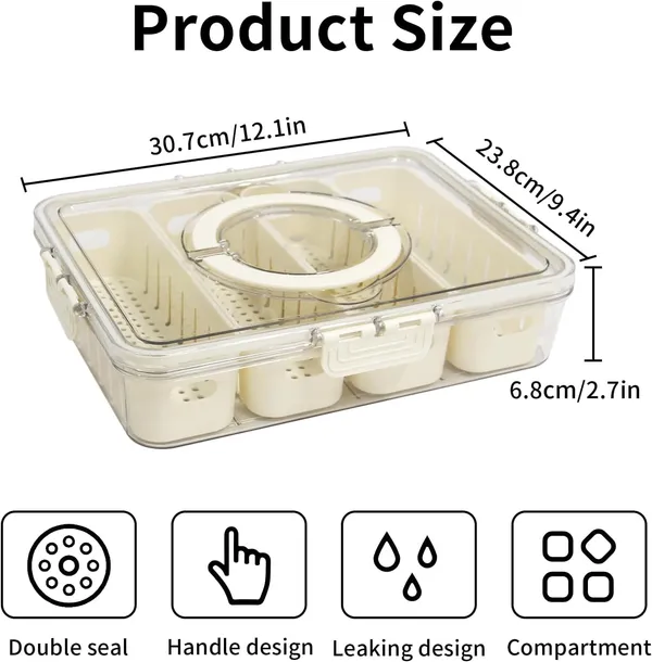 White_Fridge_Storage_Boxes_With_Lid_And_Handle_4_Compartments_Food_Organizer_Containers_For_Fruits_Vegetables_Snacks_Airtight_Container_Box_For_Kitchen