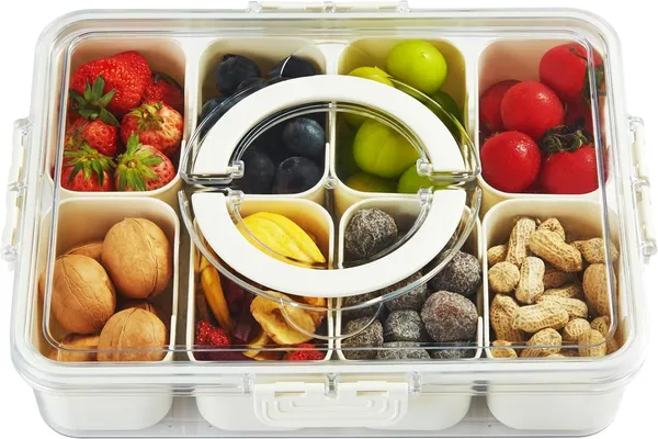 White_Fridge_Storage_Boxes_With_Lid_And_Handle_8_Compartments_Food_Organizer_Containers_For_Fruits_Vegetables_Snacks_Airtight_Container_Box_For_Kitchen