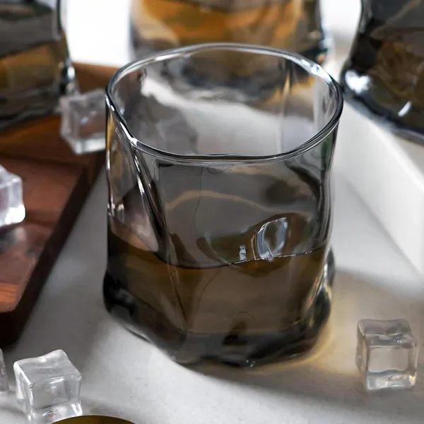 Black_Glass_Set_Of_6_For_Water_Crystal_Twisted_Grey_Glass_For_Juice_Whiskey_Cocktail_225_Ml