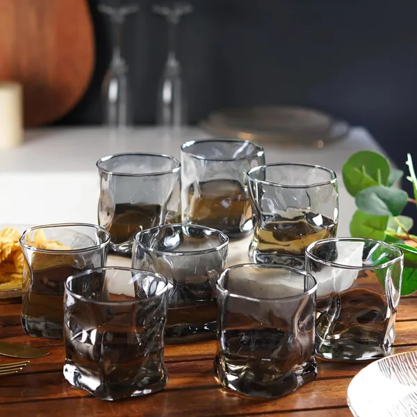 Black_Glass_Set_Of_6_For_Water_Crystal_Twisted_Grey_Glass_For_Juice_Whiskey_Cocktail_225_Ml