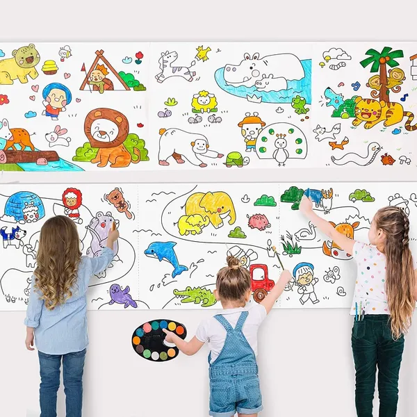 Children's_Drawing_Roll,_Coloring_Paper_Roll_for_Kids,_30_*_300_Cms_DIY_Painting_Drawing_Paper_Roll,_Kids_Art_Roll,_Early_Educational_Toys_for_Kids(Mix-Design_Animal_World)