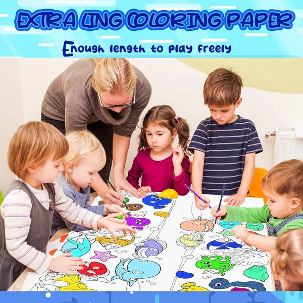 Children's_Drawing_Roll,_Coloring_Paper_Roll_for_Kids,_30_*_300_Cms_DIY_Painting_Drawing_Paper_Roll,_Kids_Art_Roll,_Early_Educational_Toys_for_Kids(Mix-Design_Animal_World)