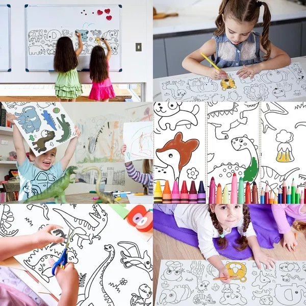 Children's_Drawing_Roll,_Coloring_Paper_Roll_for_Kids,_30_*_300_Cms_DIY_Painting_Drawing_Paper_Roll,_Kids_Art_Roll,_Early_Educational_Toys_for_Kids(Mix-Design_Animal_World)