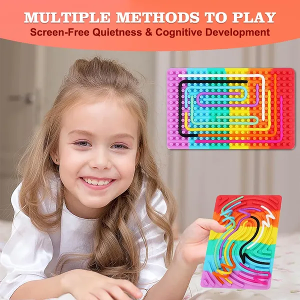 Double-Sided_Silicone_Fidget_Toy_for_Kids_&_Adults_Sensory_Fidget_Pads_Toys_Calming,_Stress_Relief,_Anxiety,_Sensory_Activity_Board_with_11_Strings_(Rainbow_Color_and_3+_&_Adults)