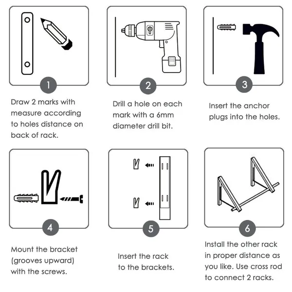 Foldable_Clothing_Rack_with_Rod,_Wall-Mounted_Retractable_Clothes_Hanger_for_Laundry_Dryer_Room,_Hanging_Drying_Rod,_Small_Collapsible_Folding_Garment_Racks_|_(Black_or_Cream)