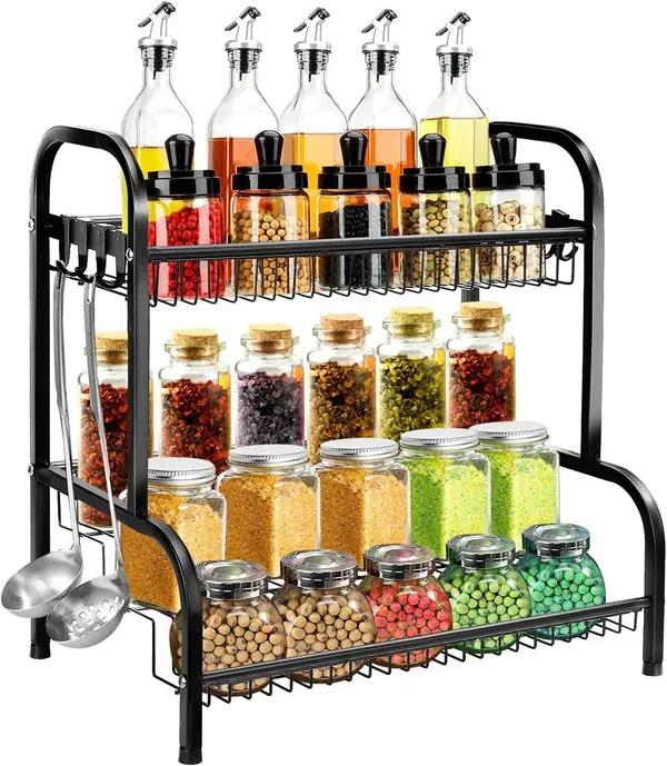 Black_Iron_4Tier_Kitchen_Countertop_Spice_Rack_Organizer_With_8_Hooks_Removable_Wallmounted_Kitchen_Spice_Rack_(42_X_25_X_41_Cm_)