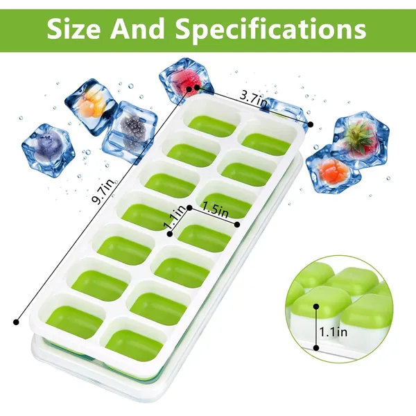 Pop_Up_Ice_Cube_Trays_for_Freezer_with_Lid_Ice_Cube_Trays,_Silicone_Easy-Release_and_Flexible_14-Ice_Cubes_Mould_with_Spill-Resistant,_BPA_Free_and_Food_Grade_for_Freezer_(Pack_of_2)