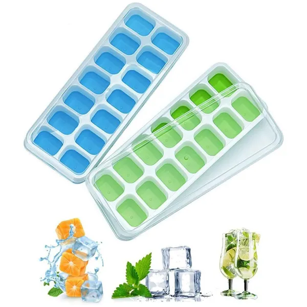 Pop_Up_Ice_Cube_Trays_for_Freezer_with_Lid_Ice_Cube_Trays,_Silicone_Easy-Release_and_Flexible_14-Ice_Cubes_Mould_with_Spill-Resistant,_BPA_Free_and_Food_Grade_for_Freezer_(Pack_of_2)